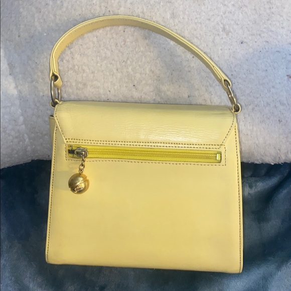 Authentic   GIANNI VERSACE VINTAGE LEATHER TOP HANDLE BAG - Picture 3 of 13